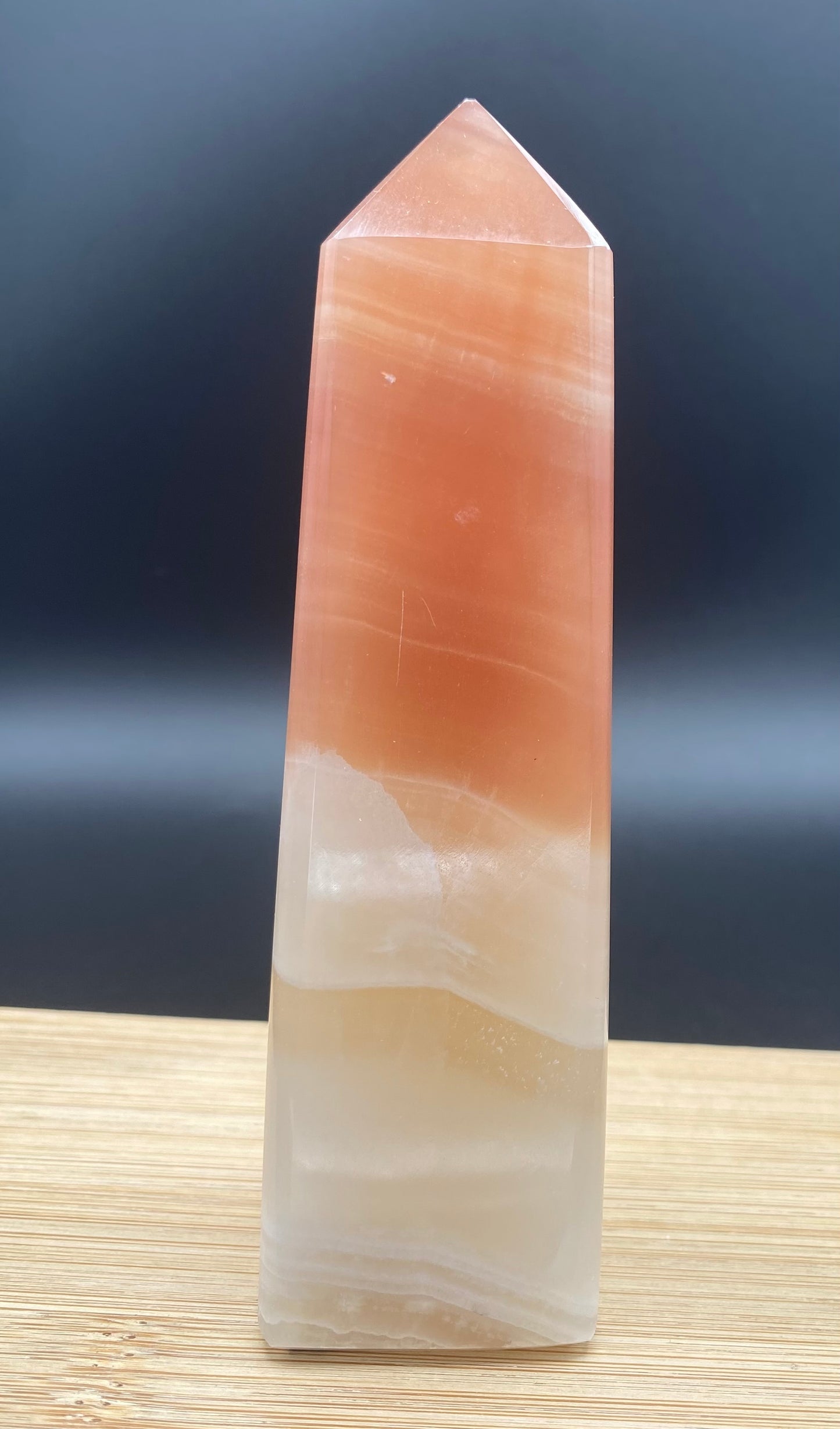 Honey Calcite Tower