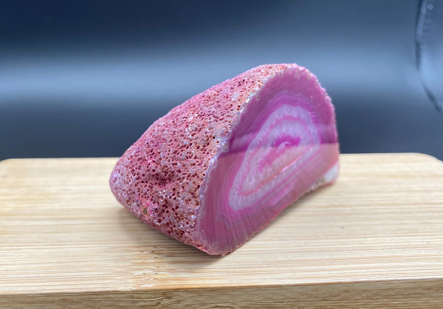 Dyed Agate Geode Half (Pink)