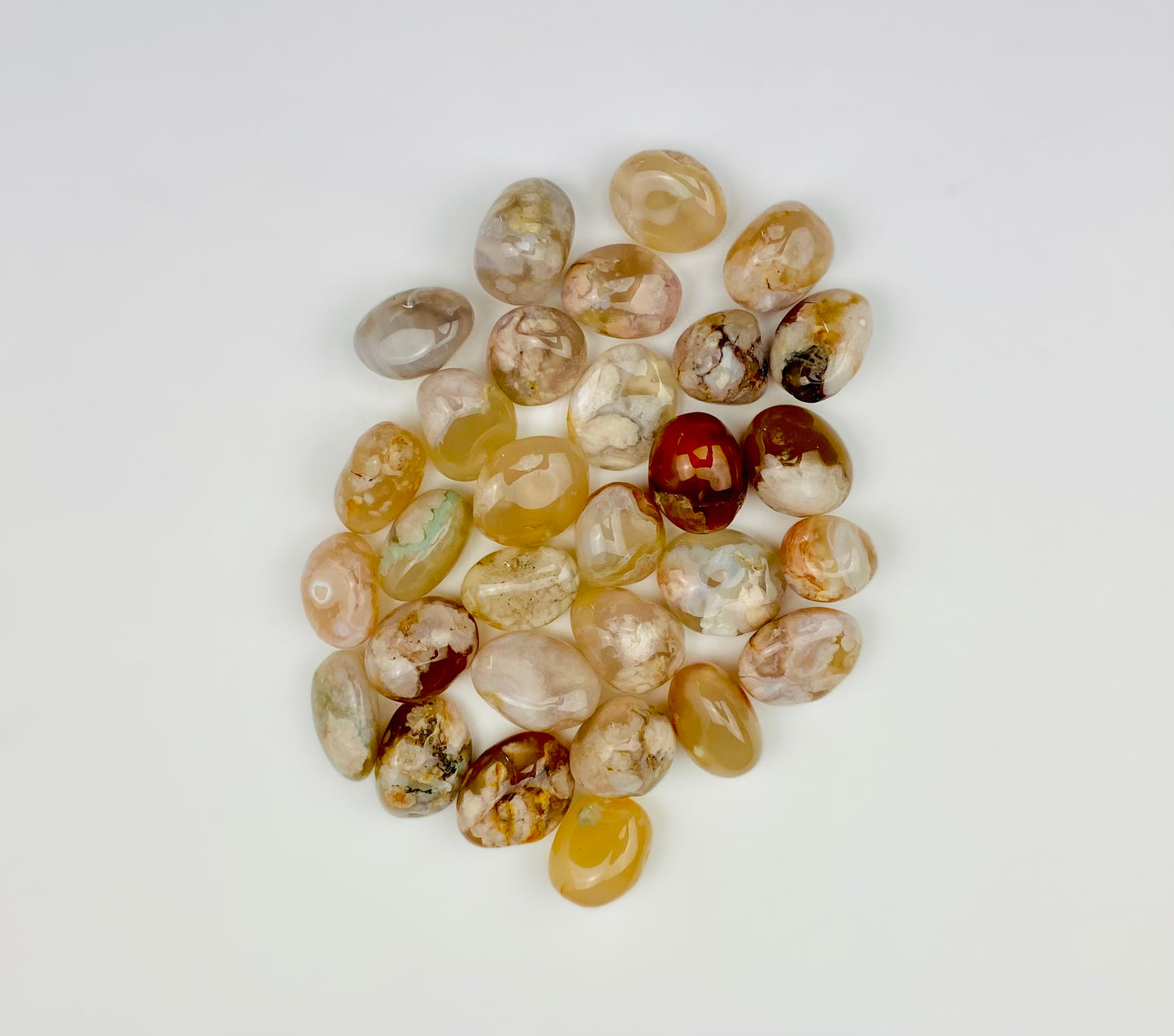 Flower Agate Tumbled