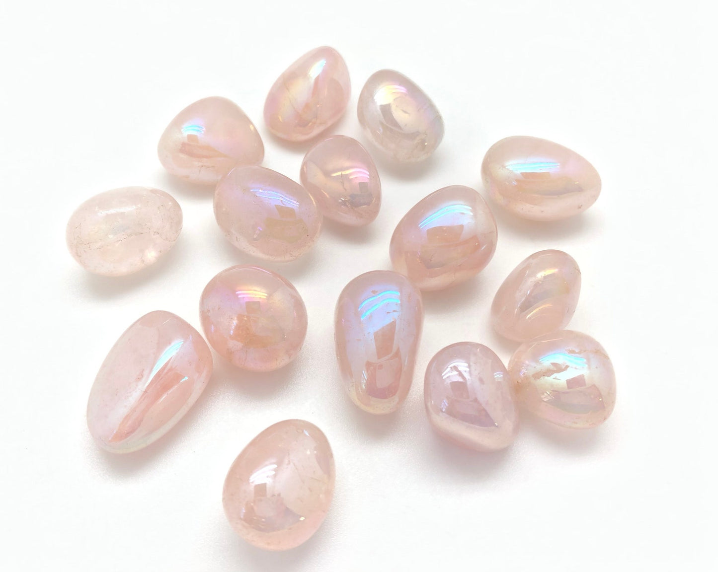 Aura Rose Quartz Tumbled