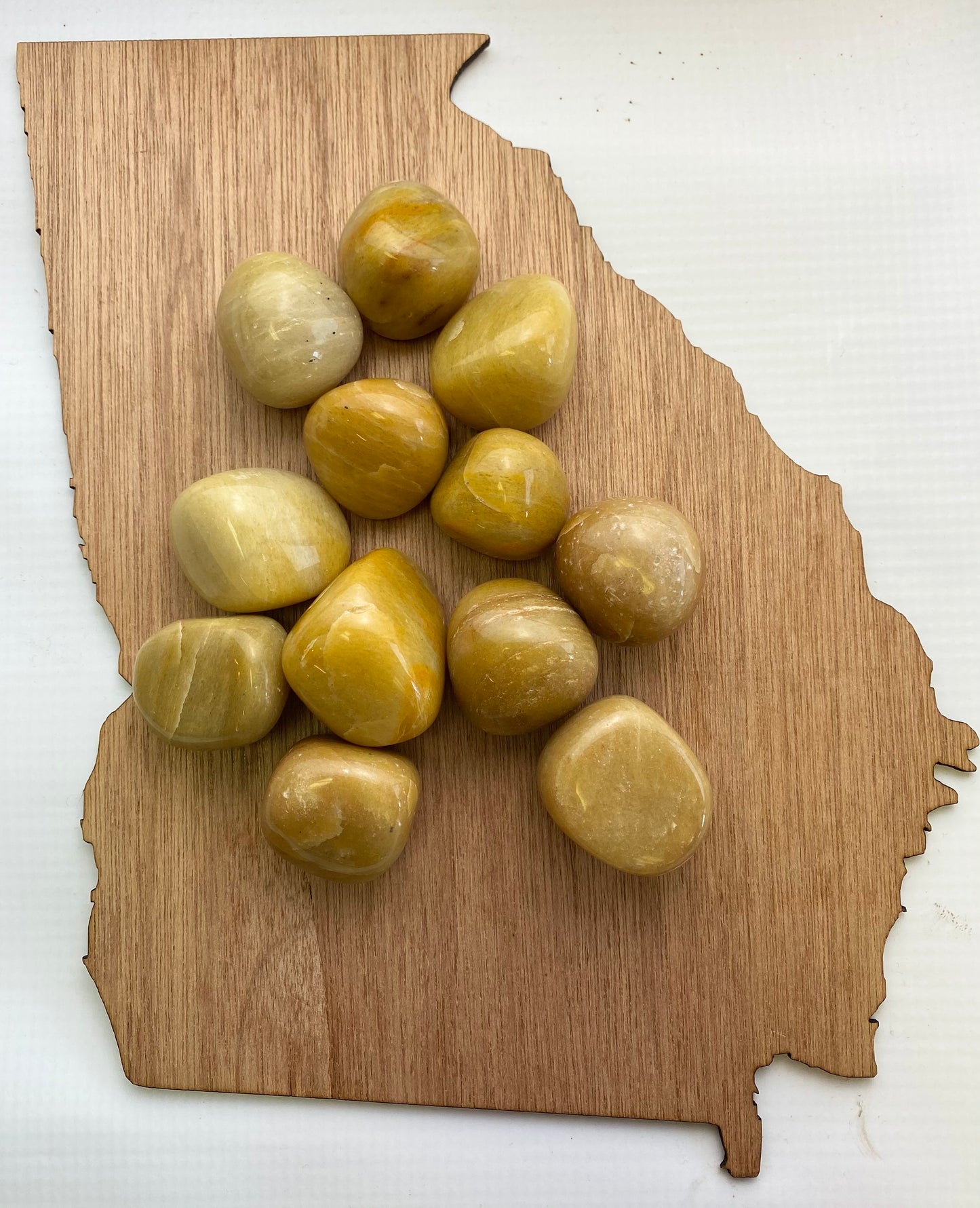 Yellow Jasper Tumbled Stone - India