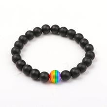 Lava Stone Chakra Bracelet