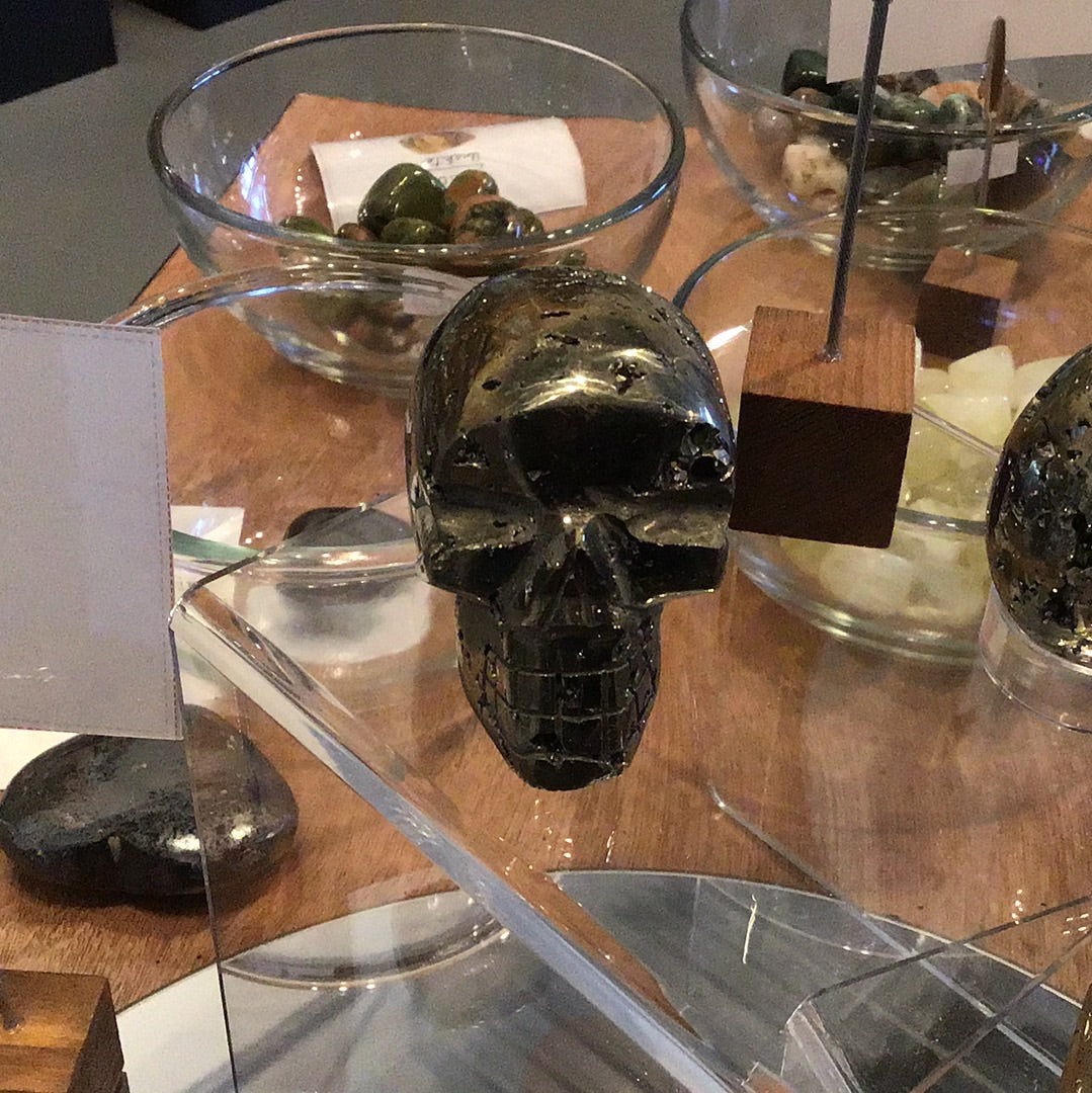 Pyrite Skull