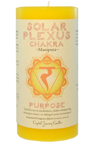 Chakra - Solar Plexus 3X6 Pillar