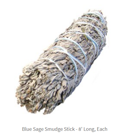 Blue Sage Smudge Stick - 8"