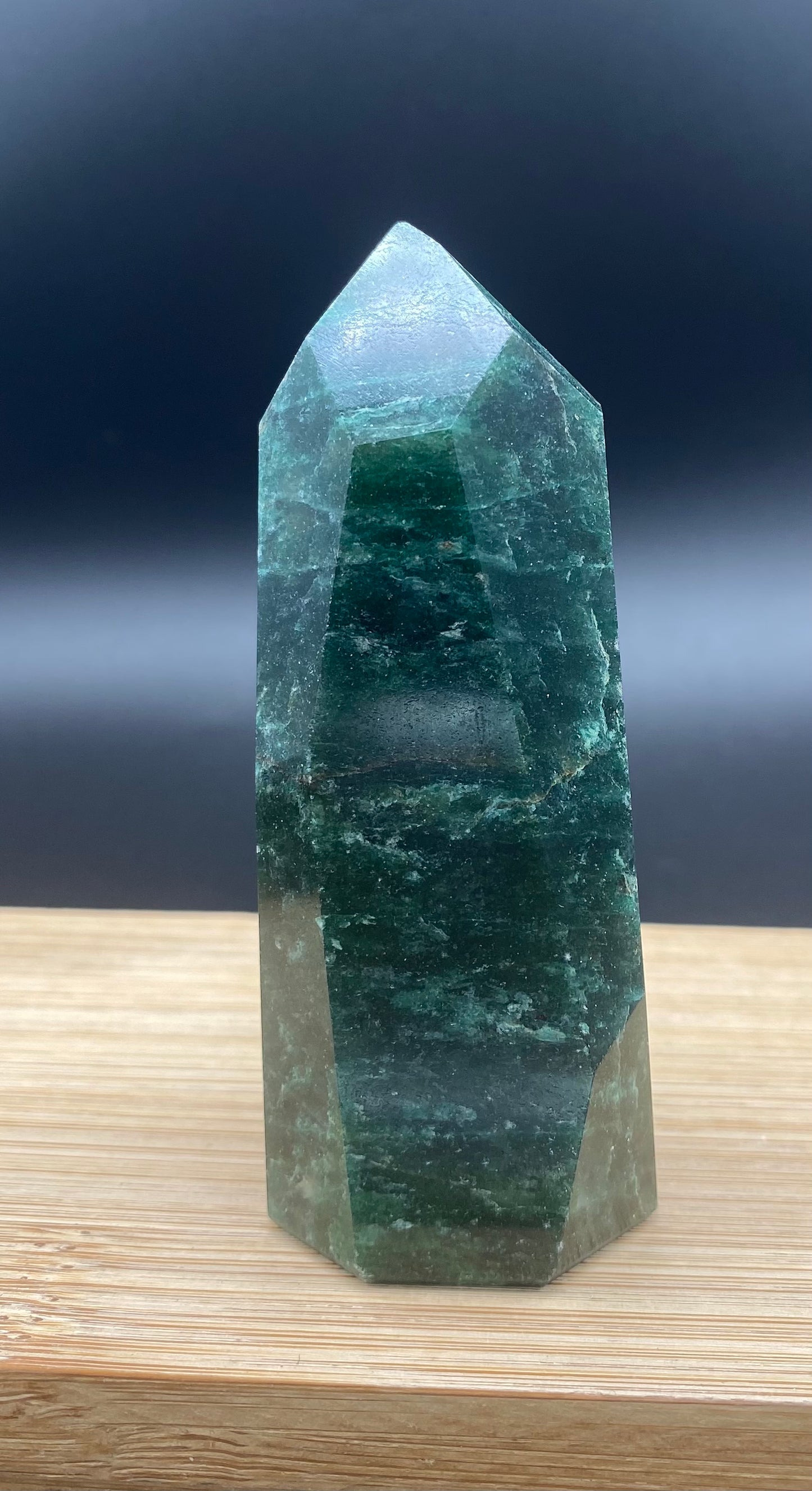 Dark Green Aventurine Point