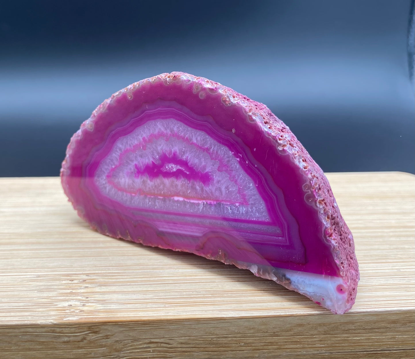 Dyed Agate Geode Half (Pink)