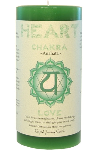 Chakra - Heart 3X6 Pillar