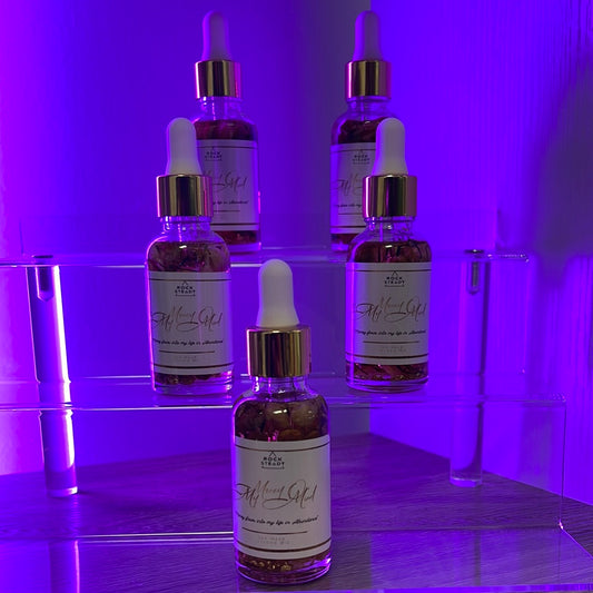 Abundance Intention Oil infused with 24K Gold Flakes
