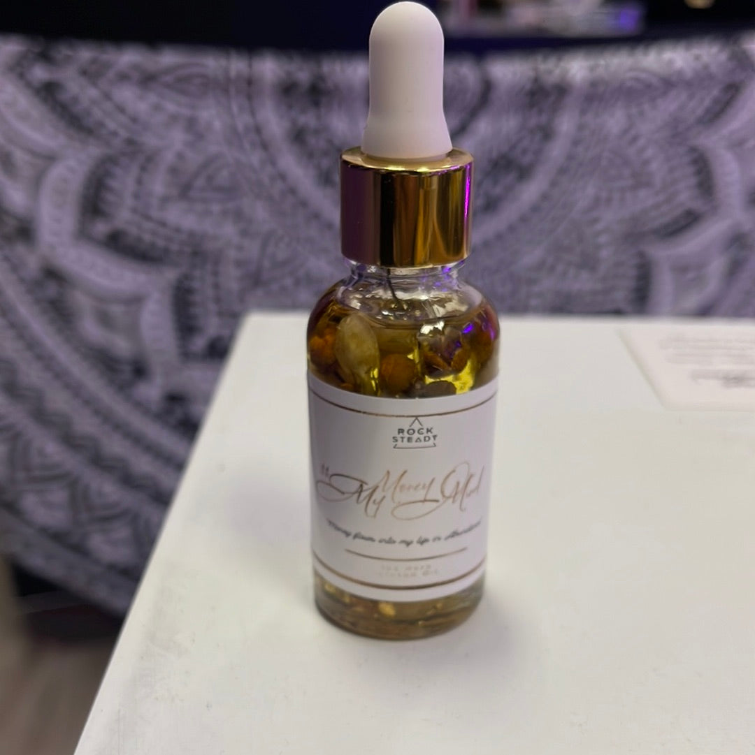 Abundance Intention Oil infused with 24K Gold Flakes